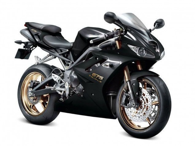 Carenado Moto Triumph Daytona 675 Triple 2006-2008 - Negro Brillante Baratos
