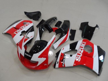 Carenados Moto Suzuki GSXR 600 / GSXR 750 1996-2000 - Rojo Blanco Negro Baratos