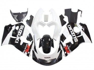 Carenados Moto Suzuki GSXR 600 / GSXR 750 1996-2000 - Blanco Negro Rojo Baratos
