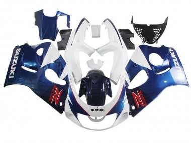 Carenados Moto Suzuki GSXR 600 / GSXR 750 1996-2000 - Blanco Azul Rojo Baratos