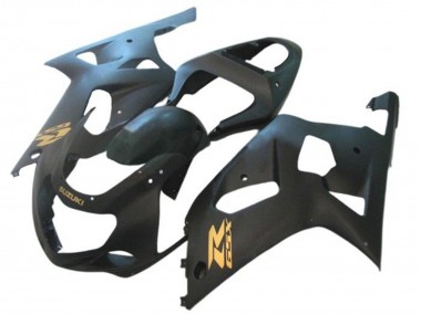 Carenados Moto Suzuki GSXR 600 / GSXR 750 2001-2003 - Negro Mate Oro Baratos