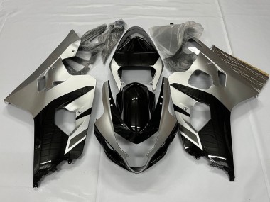 Carenados Moto Suzuki GSXR 600 / GSXR 750 2001-2003 - Plata Negro Brillante Baratos