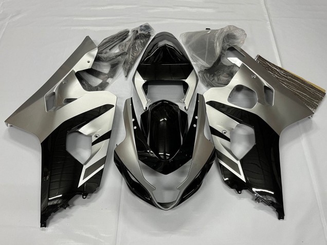 Carenados Moto Suzuki GSXR 600 / GSXR 750 2001-2003 - Plata Negro Brillante Baratos