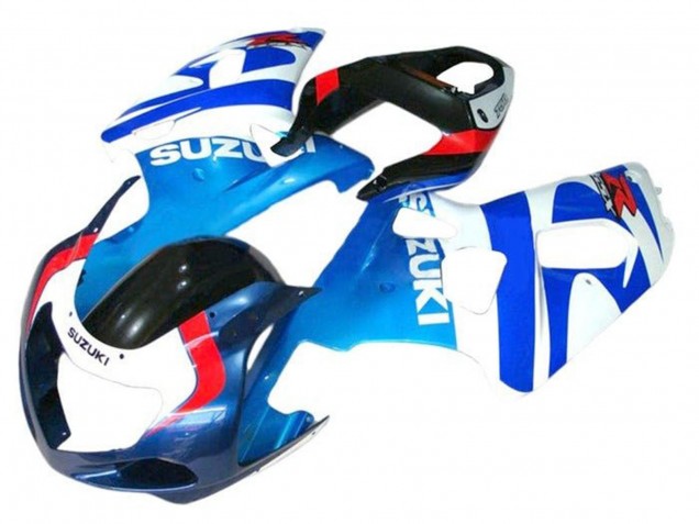 Carenados Moto Suzuki GSXR 600 / GSXR 750 2001-2003 - Blanco Azul Rojo Negro Baratos