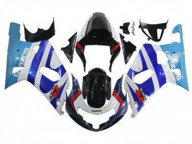 Carenados Moto Suzuki GSXR 600 / GSXR 750 2001-2003 - Blanco Triple Azul Negro Brillante Rojo Baratos