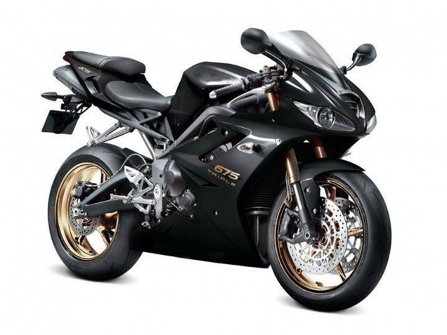 Carenados Moto Triumph Daytona 675 Triple 2009-2012 - Negro Brillante Baratos