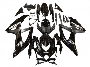 Carenado Moto Suzuki GSXR 600 / GSXR 750 2008-2010 - Negro Brillante Negro Mate Baratos
