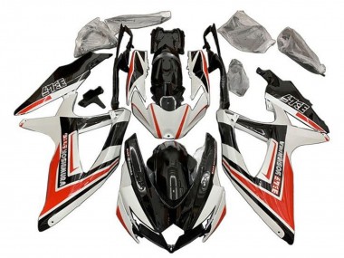 Carenados Moto Suzuki GSXR 600 / GSXR 750 2008-2010 - Blanco Naranja Negro Brillante Yoshimura Baratos