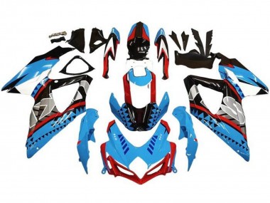 Carenados Moto Suzuki GSXR 600 / GSXR 750 2008-2010 - Azul Rojo Negro Shape Baratos