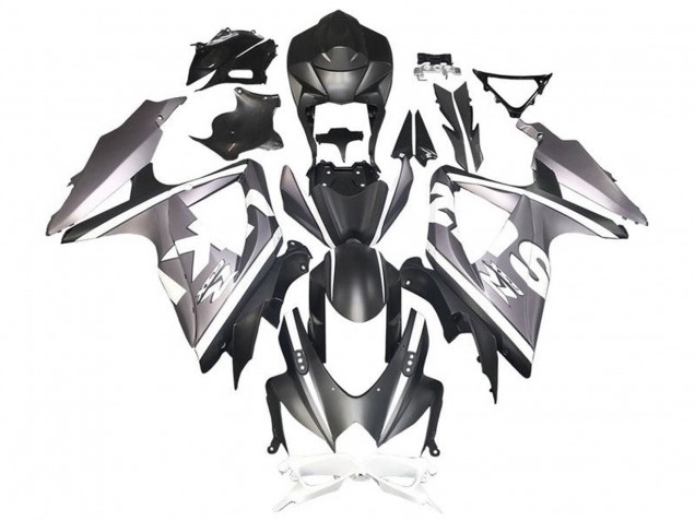 Carenados Moto Suzuki GSXR 600 / GSXR 750 2008-2010 - Plata Blanco Negro Mate Baratos