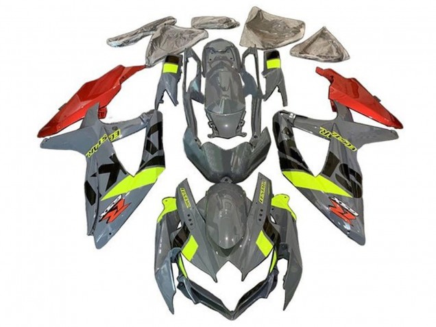 Carenados Moto Suzuki GSXR 600 / GSXR 750 2008-2010 - Nardo Gris Neon Amarillo Rojo Negro Baratos