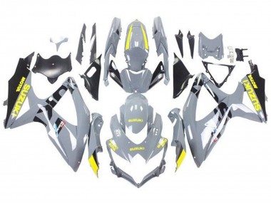 Carenados Moto Suzuki GSXR 600 / GSXR 750 2008-2010 - Nardo Gris Amarillo Negro Baratos