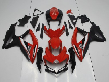 Carenados Moto Suzuki GSXR 600 / GSXR 750 2008-2010 - Rojo Negro Blanco Plata Baratos