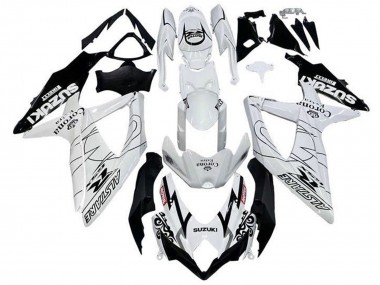 Carenados Moto Suzuki GSXR 600 / GSXR 750 2008-2010 - Blanco Negro Alstare Corona Extra Motul Baratos