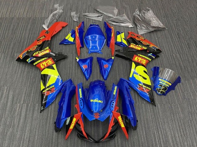 Carenados Moto Suzuki GSXR 600 / GSXR 750 2011-2024 - Azul Rojo Amarillo Negro Baratos