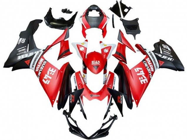 Carenados Moto Suzuki GSXR 600 / GSXR 750 2011-2024 - Rojo Blanco Negro Motul Baratos