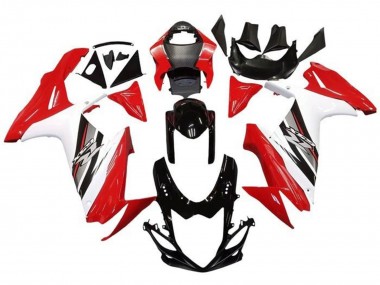 Carenado Moto Suzuki GSXR 600 / GSXR 750 2011-2024 - Rojo Blanco Negro Baratos
