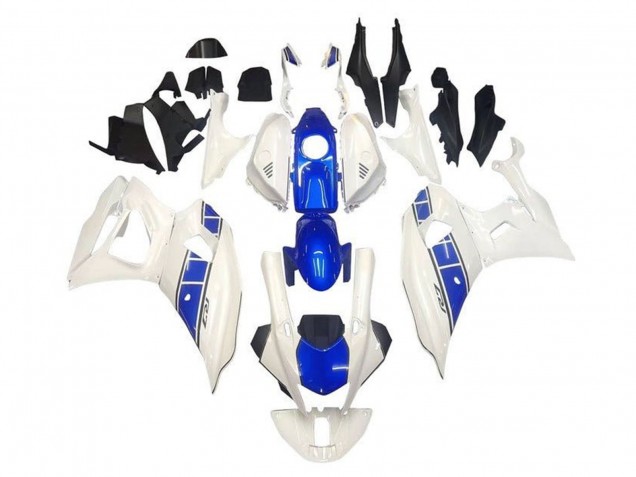 Carenados Moto Yamaha YZF R7 2021-2024 - Blanco Azul Raya Baratos