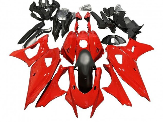 Carenados Moto Yamaha YZF R7 2021-2024 - Rojo Negro Mate Baratos