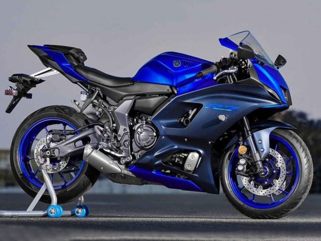 Carenados Moto Yamaha YZF R7 2021-2024 - Azul Azul Mate Baratos