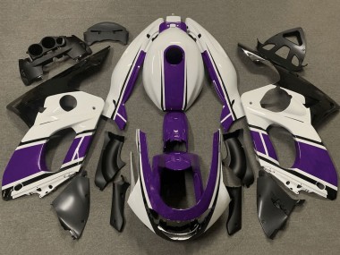 Carenados Moto Yamaha YZF600R Thundercat 1996-2007 - Blanco Púrpura Negro Baratos