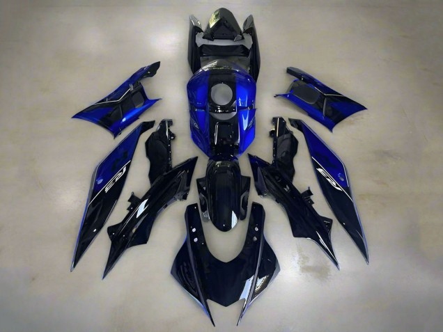 Carenados Moto Yamaha YZF R3/R25 2019-2021 - Azul Azul Oscuro Brillante Baratos