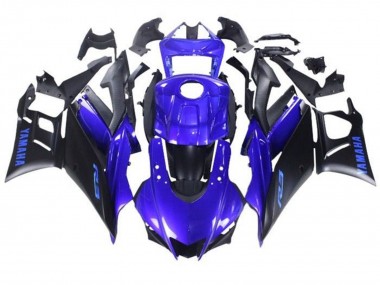 Carenados Moto Yamaha YZF R3/R25 2019-2021 - Azul Negro Mate Baratos