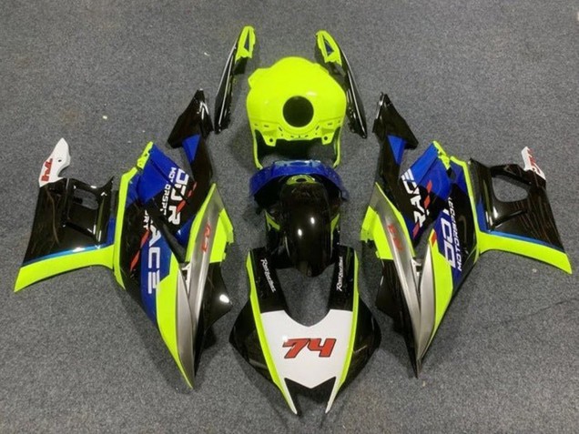 Carenados Moto Yamaha YZF R3/R25 2019-2021 - Neon Amarillo Blanco Azul Negro 74 Baratos