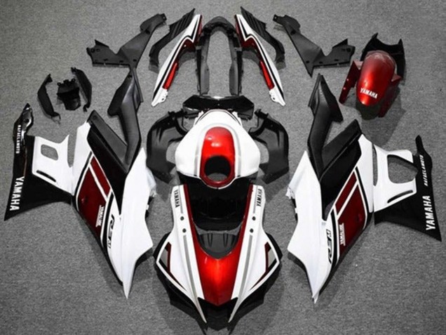 Carenados Moto Yamaha YZF R3/R25 2022-2024 - Blanco Rojo Negro Baratos