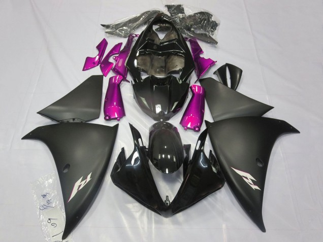 Carenados Moto Yamaha YZF 1000 R1 2009-2011 - Negro Brillante Negro Mate Rosa Baratos