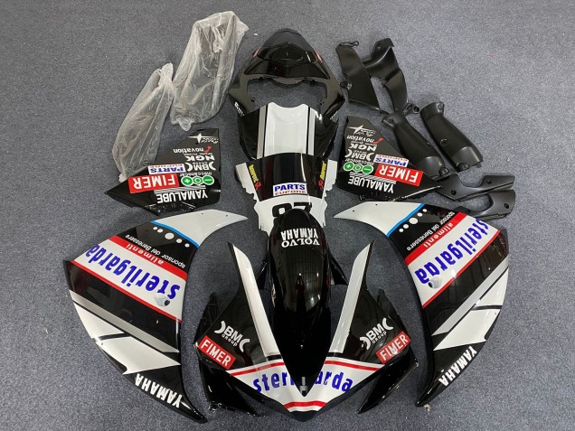 Carenados Moto Yamaha YZF 1000 R1 2009-2011 - Blanco Negro Rojo Sterilgarda Carrera Baratos