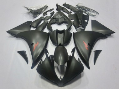 Carenados Moto Yamaha YZF 1000 R1 2009-2011 - Negro Mate Rojo Calcomanía Baratos