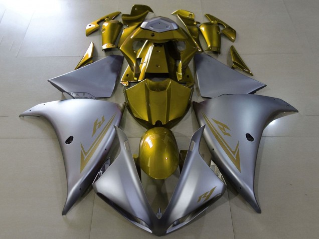 Carenados Moto Yamaha YZF 1000 R1 2009-2011 - Plata Oro Baratos