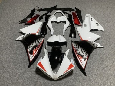 Kits Carenado Moto Yamaha YZF 1000 R1 2009-2011 - Blanco Rojo Negro Baratos