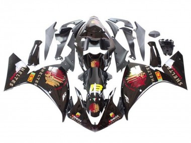 Carenados Moto Yamaha YZF 1000 R1 2012-2014 - Negro Brillante Rojo Amarillo Sheltes Baratos