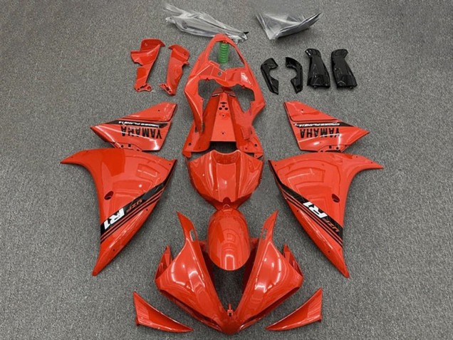 Carenados Moto Yamaha YZF 1000 R1 2012-2014 - Rojo Negro Baratos