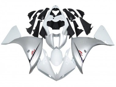 Carenados Moto Yamaha YZF 1000 R1 2012-2014 - Plata Blanco Baratos