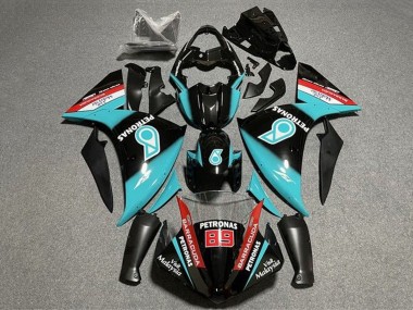 Carenados Moto Yamaha YZF 1000 R1 2012-2014 - Negro Brillante Azul Petronas Baratos