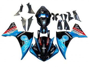 Carenados Moto Yamaha YZF 1000 R1 2012-2014 - Negro Brillante Azul Blanco Rojo Petronas ENEOS Barracuda Baratos