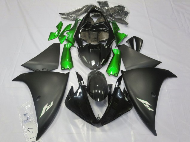 Carenados Moto Yamaha YZF 1000 R1 2012-2014 - Negro Brillante Negro Mate Verde Baratos