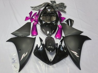 Carenados Moto Yamaha YZF 1000 R1 2012-2014 - Negro Brillante Negro Mate Rosa Baratos