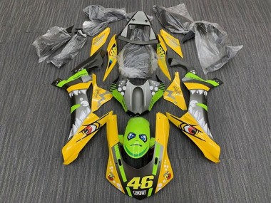 Carenados Moto Yamaha YZF 1000 R1 2015-2019 - Amarillo Verde Tiburón 46 Baratos