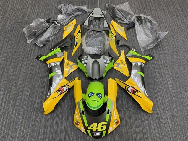 Carenados Moto Yamaha YZF 1000 R1 2015-2019 - Amarillo Verde Tiburón 46 Baratos