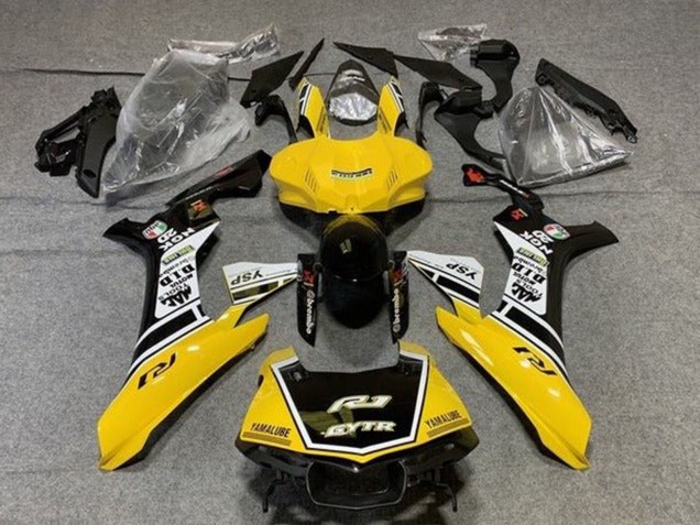 Carenados Moto Yamaha YZF 1000 R1 2015-2019 - Amarillo Blanco Negro GYTR Baratos