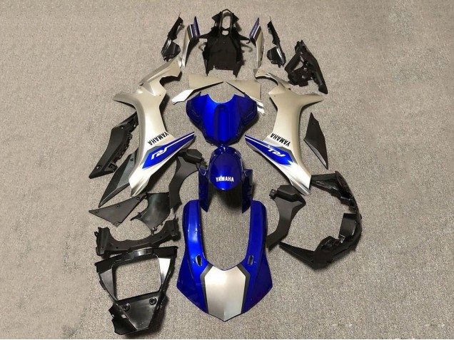 Carenados Moto Yamaha YZF 1000 R1 2015-2019 - Plata Azul Baratos