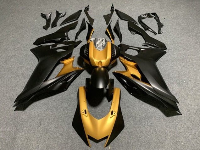 Carenados Moto Yamaha YZF 1000 R1 2015-2019 - Oro Negro Mate Baratos