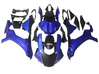 Carenado Moto Yamaha YZF 1000 R1 2015-2019 - Azul Negro Mate Baratos