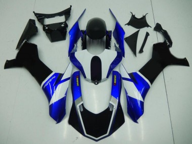 Carenados Moto Yamaha YZF 1000 R1 2015-2019 - Azul Blanco Negro Baratos