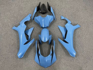 Carenados Moto Yamaha YZF 1000 R1 2015-2019 - Azul Claro Negro Brillante Baratos