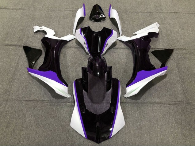 Carenados Moto Yamaha YZF 1000 R1 2015-2019 - Blanco Negro Brillante Púrpura Baratos